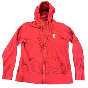 Antigua Oklahoma Sooners Zip Up Hoodie Jacket | Women's L